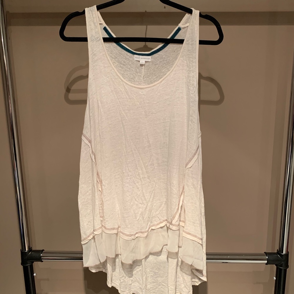 coco+jaimeson Hi-Lo Tank Top - Size Large